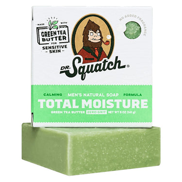 Dr. Squatch Total Moisture Green Tea Butter Bar Soap