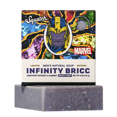 Dr. Squatch x Marvel: Infinity Bricc Bar Soap 5 oz