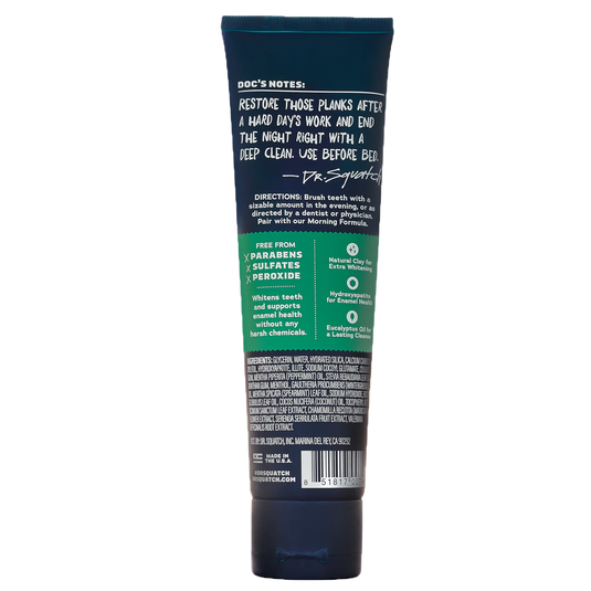 Dr. Squatch Soothing Spearmint Night Toothpaste