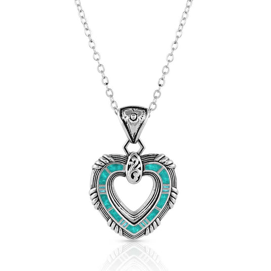 Montana Silversmith Love Conquers All Heart Necklace