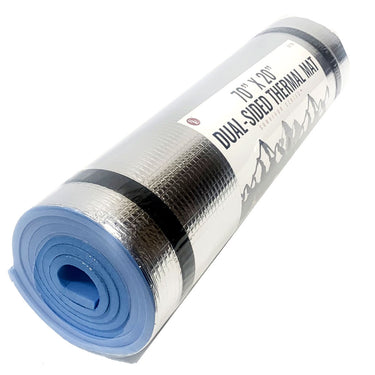Waterprf Emergency MWaterproof Emergency Double-Sided Outdoor Mattress measuring 71" x 20" x 8mmattress