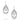 Montana Silversmiths Opal Ribbons Teardrop Earrings