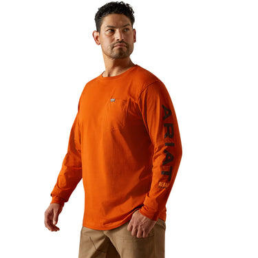 Ariat Rebar Cotton Strong Logo T-Shirt (Clay) Size XL