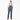 Dickies Women's Relaxed Fit Bib Overalls (Rinsed Hickory Stripe) Size M