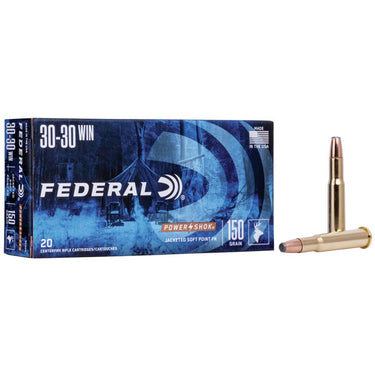 Federal Power-Shok 30-30 Winchester Ammo 150 Grain Jacketed 20 Roudns