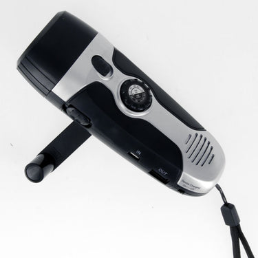 5.5"/4-IN-1 Emergency Dynamo AM/FM Radio With Phone Charger & Lanyard