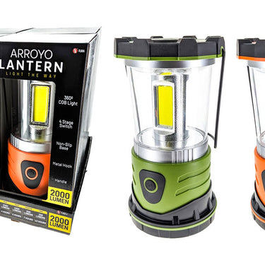 Sona Enterprises 2000 Lumen 9.75" Camping Lanterns (Sold Separately)