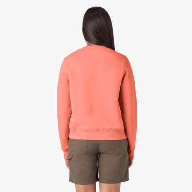 Dickies Women's Water Repellent Logo Sweatshirt (Coral Fusion) Size XL