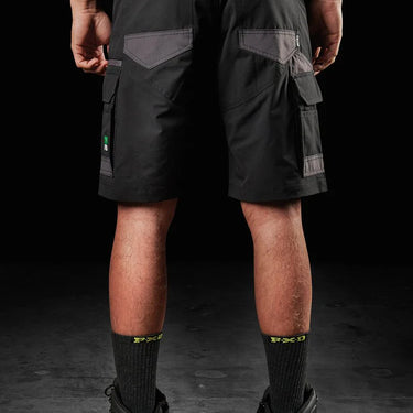 FXD Men's LS.1 Lightweight Quick Dry Work Short (Black) Size 42