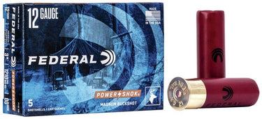Federal Power-Shok 12 Gauge Ammo 3" 15 Pellets