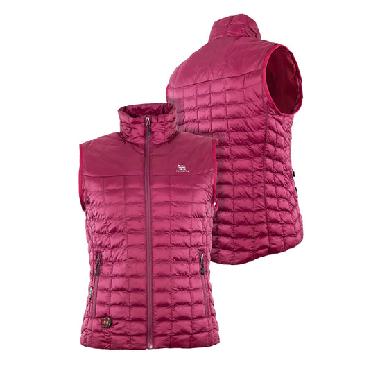 Backcountry Heated Vest Women's Burgundy S-XL