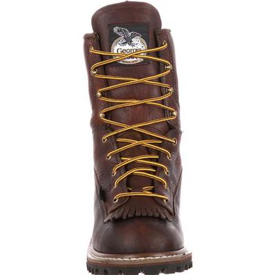 GEORGIA BOOT STEEL TOE WATERPROOF LOGGER BOOT 10.5M