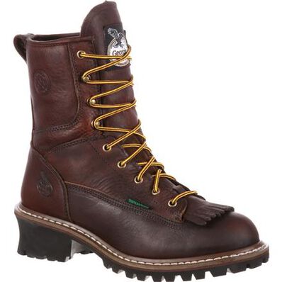 Load image into Gallery viewer, GEORGIA BOOT STEEL TOE WATERPROOF LOGGER BOOT 10.5M
