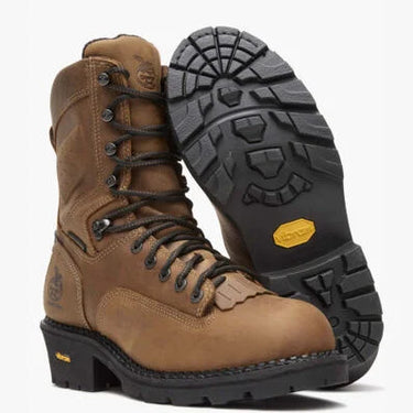Georgia Boot Comfort Core Logger Waterproof Work Boot (Brown) Size 12W