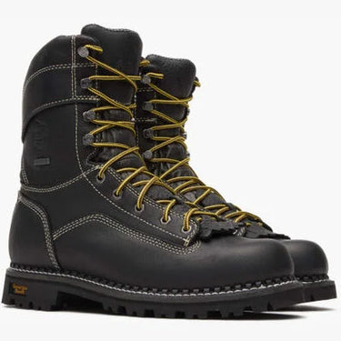 Georgia Boot AMP LT Logger Low Heel Waterproof Work Boot (Black) Size 12