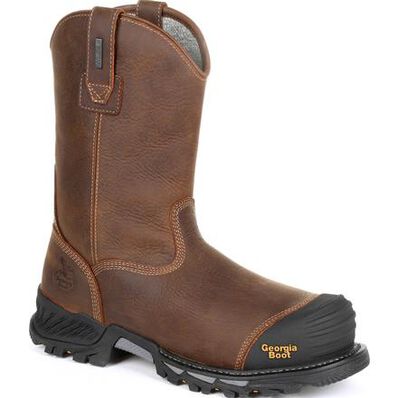 Load image into Gallery viewer, GEORGIA BOOT RUMBLER COMPOSITE TOE WATERPROOF PULL-ON WORK BOOT 10M GB00286
