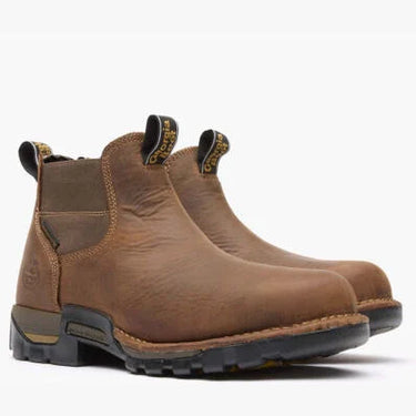 Georgia Boot Eagle One Waterproof Chelsea Work Boot (Brown) Size Men's 8