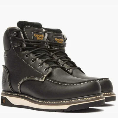 Georgia Boot AMP LT Wedge Waterproof Moc-Toe Work Boot Size Men's 10W