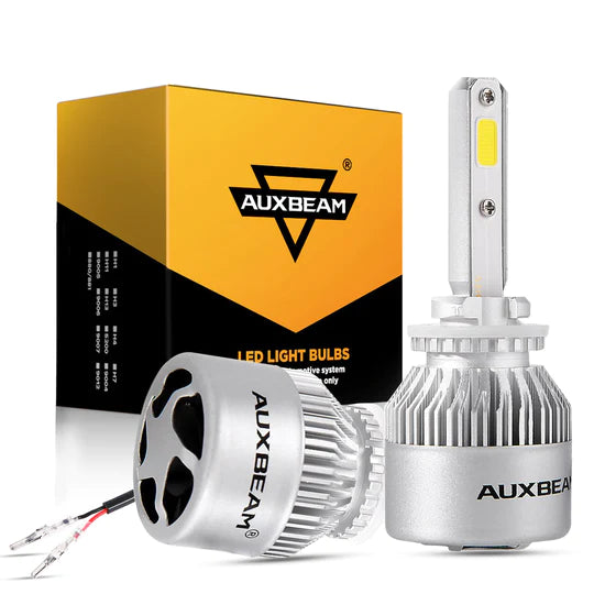 AUXBEAM 880/881 LED HEADLIGHT BULBS 72W 8000ML S2 SERIES SUPER BRIGHTES COB 6500K COOL WHITE | 2 BULBS