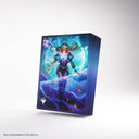 Stack of Gamegenic MTG Reality Fracture art sleeves with Entrust the Spark artwork