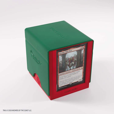 Konstrari Sidekick Pro deck box with a card displayed in the front Slide Card Case