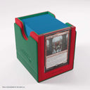 Konstrari Sidekick Pro deck box open, showing sleeved cards inside