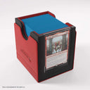 Stingerquill Sidekick Pro deck box open, showing sleeved cards inside