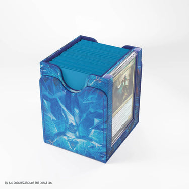 Squire Plus deck box open with the cover removed, showing the card compartment