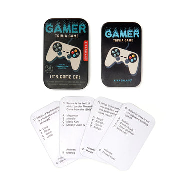 Kikkerland Gamer Trivia Game