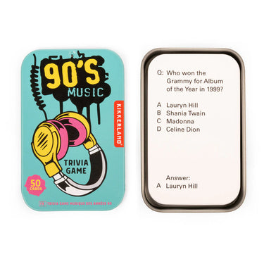 Kikkerland 90's Music Trivia Game