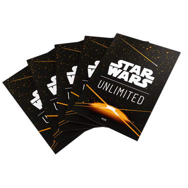 Star Wars Unlimited Card Sleeves - Card Back Orange