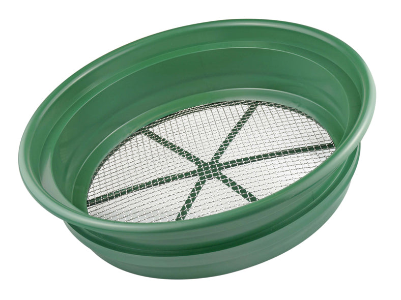 Load image into Gallery viewer, 13-1/4&quot;/1/4&quot; Mesh Stackable Sifting Pan

