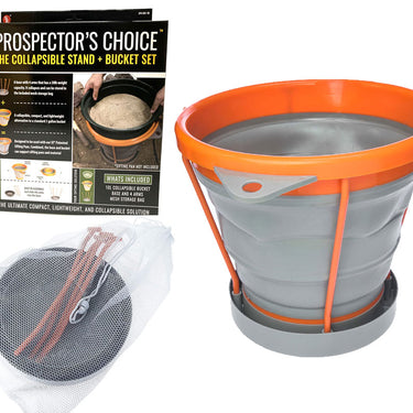 Sona Enterprises 10 Liter Capacity (2.64 Gallons) Collapsible Bucket with Collapsible Stand