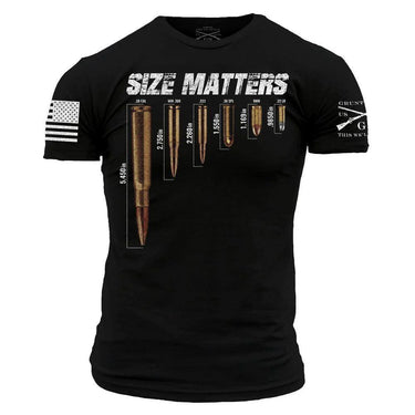 Grunt Style Size Matters T-Shirt (Black) Size M