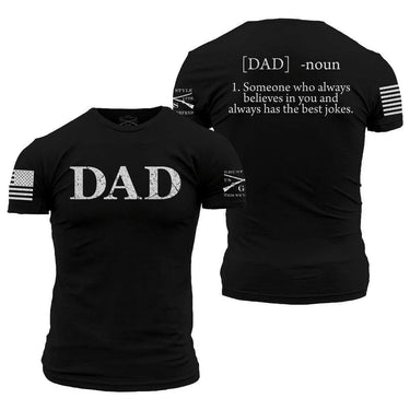Grunt Style Dad Defined T-Shirt (Black) Size 4X