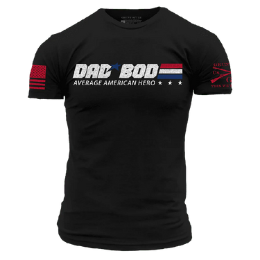 Grunt Style Dad Bod T-Shirt (Black) Size L