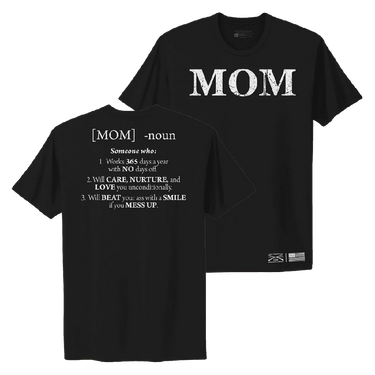 Grunt Style Women's Mom Defined Boyfriend Fit T-Shirt (Black) Size XXL