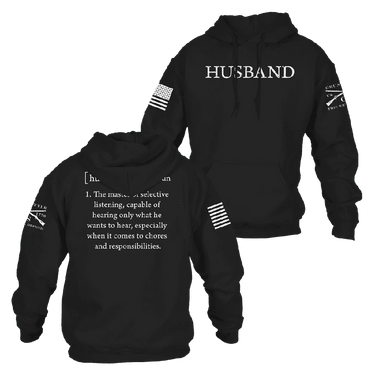Grunt Style Husband Defined Hoodie (Black) Size XXL