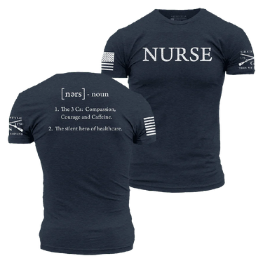 Grunt Style Nurse Defined T-Shirt (Midnight Navy) Size 3XL