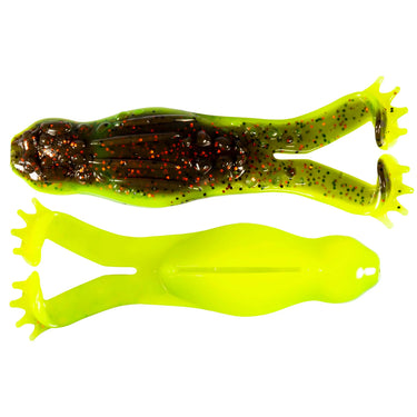 Z-Man Fishing 4" GOAT ToadZ™ 3-Pack (Coppertreuse)