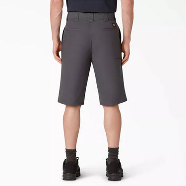 Dickies Cooling Active Waist Flat Front Shorts (Charcoal) Waist Size 30