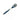 Island Bamboo 8-Inch Pakkawood Mini Spoon (Blue)
