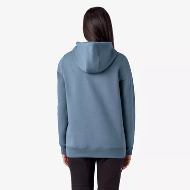 Dickies Women's Heavyweight Logo Sleeve Hoodie (Coronet Blue) Size 2XL