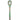 Island Bamboo Pakkawood 12-Inch Slotted Spoon (Mint)
