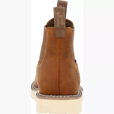 Georgia Boot Core 37 Wedge Waterproof Chelsea Work Boot (Barracuda Gold) Size 10 1/2M