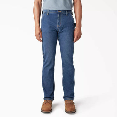 Dickies FLEX Regular Fit Carpenter Utility Jeans (Medium Denim Wash) Size 32x32