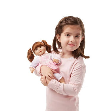 Melissa & Doug Mine to Love Brianna 12" Soft Body Baby Doll with Hair and Outfit