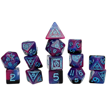Sirius Dice: Dungeons & Dragons Adventure Dice Set - Sorcerer - Purple (14)
