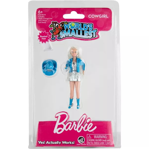 Load image into Gallery viewer, World&#39;s Smallest Posable Barbie Cowgirl
