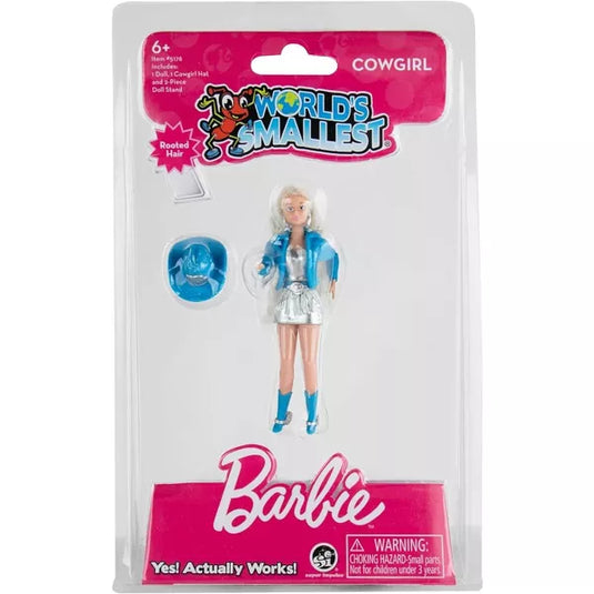 World's Smallest Posable Barbie Cowgirl